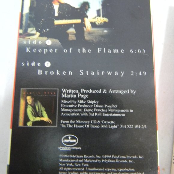 Martin Page Cassette Tapes - Vintage 1994 - Picture 4 of 7